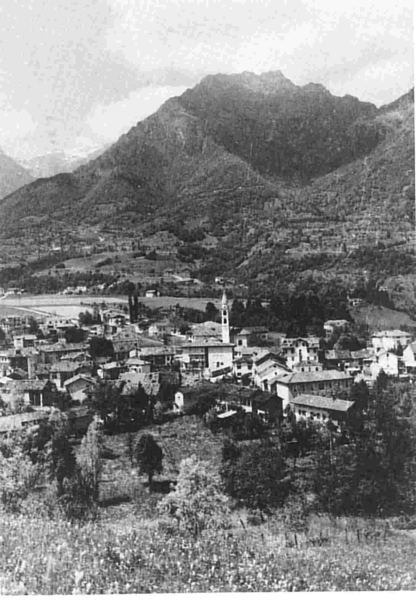 Panorama di Villabruna anno 1960